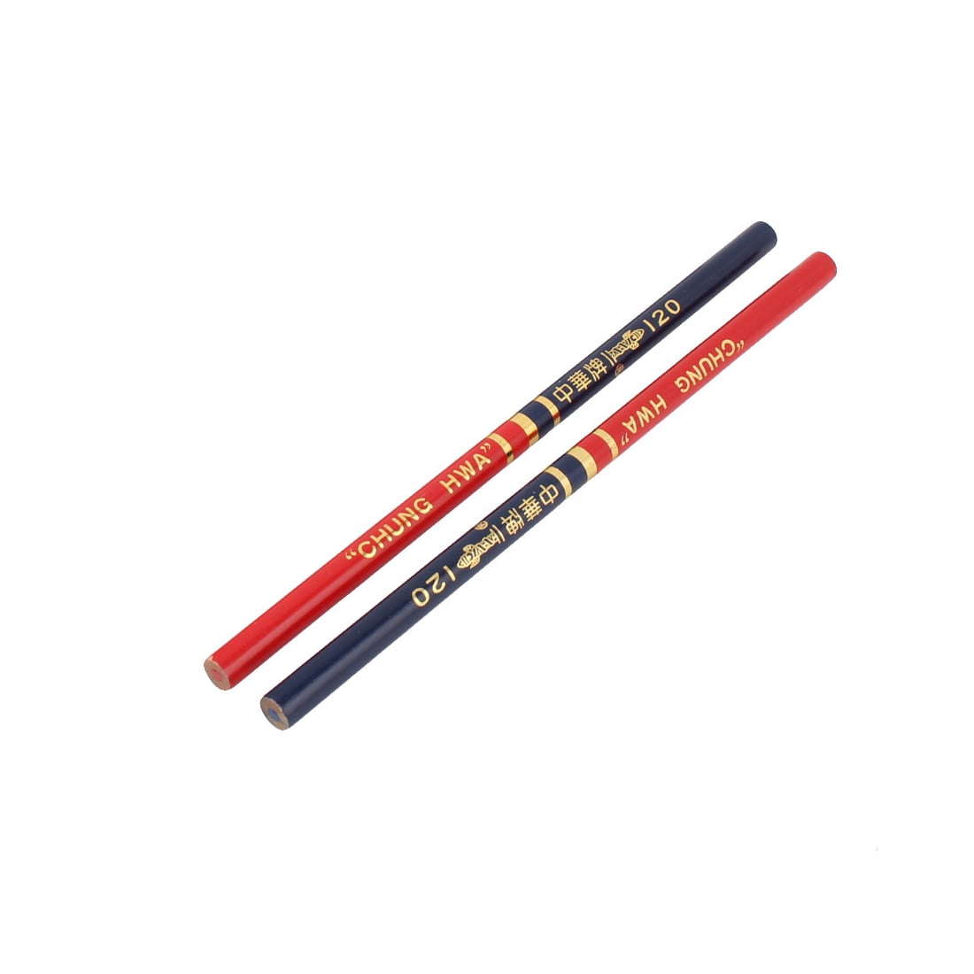 Unique Bargains 10 Pieces Red and Blue Pencils Double Ended Colored Erasable Pencils