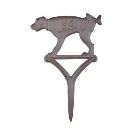 Best For Birds BFBHB15 NO! Peeing Yard Sign Cast Iron Antique (Best Peep Sight For Hunting)