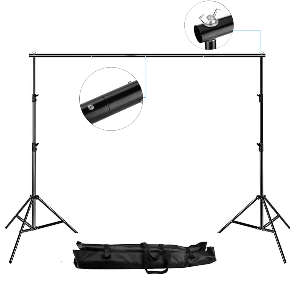 DEPRQ Backdrop Support Stand T-Shaped Photographic Background Bracket Fix The Background Cloth Suitable for Various Occasions Background Support Color : Black, Size : 70x60cm 