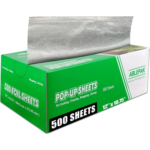 Alpacasso Pre-Cut Aluminum Foil Sheets,12x10.75 Inches500 Sheets