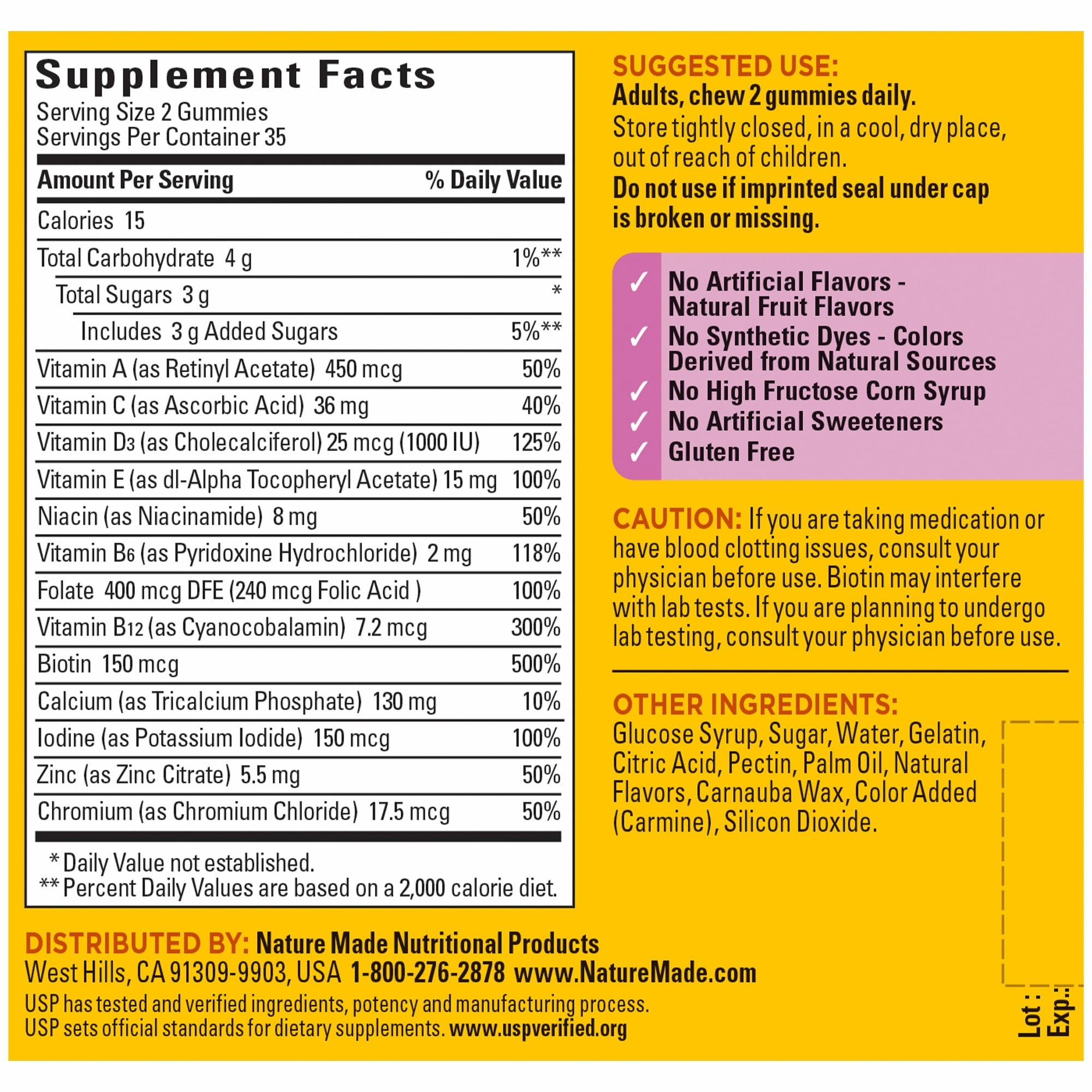 Nature Made Multivitamin for Her Gummies, Women's Ubuy Kuwait