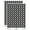 Black, variant on Alaskan Klee Kai Dog Solid 200+ Round Stickers - Black - Gloss Finish - 0.50" Size