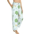 thumbnail image 6 of Salouo Kawaii Frogs Print Women's Pajama Pants Casual Loose Sweatpants PJs Flowy Pants Drawstring Palazzo for Women Wide Leg Pants Lounge Pajama -XX-Large, 6 of 8
