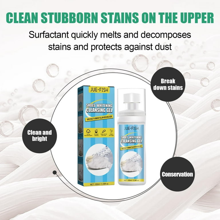 1/2/4pcs White Shoe Cleaner Shoes Whitening CleanerSneaker Household  Cleaner Strong Decontamination Foam Type Dry Cleaning Agent