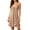 Khaki, variant on Lace Trim Nightgown for Women Cute Polk Dot Print Cami Sleep Dresses Soft Sleeveless Night Dress Lightweight Loungewear Khaki XXL