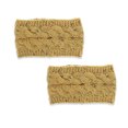 thumbnail image 1 of Sonducket Diadema de invierno para mujer, orejeras de ganchillo, motocicleta para mujer, color negro Accesorio para el cabello Hilo amarillo Sonducket AP009482-17B, 1 of 6