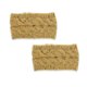 thumbnail image 1 of Sonducket Diadema de invierno para mujer, orejeras de ganchillo, motocicleta para mujer, color negro Accesorio para el cabello Hilo amarillo Sonducket AP009482-17B, 1 of 6