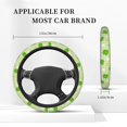 thumbnail image 3 of Balery St Patrick's Day11 Fundas elásticas antideslizantes para volante, funda protectora universal para hombre y mujer, 15 pulgadas, accesorios para coche., 3 of 6