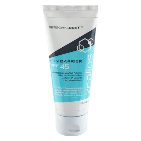 Personal Best Products Zealios Sun Barrier SPF45 Skin Care (Best Men's Personal Care Products)