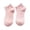 Pink, variant on SOFTCCLO Womens Socks Ruffle Edge Spring Summer Thin Solid Cotton Short Socks Soft Lightweight Ankle Socks for Women Brick Red One Size
