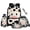 Cow, variant on Yuyamidu Dragonfly Backpack for Girls 10-12, 4th-6th Grade, 17 Inch Lightweight Multi-Pocket Bookbag with Lunch Box, Water Bottle Sleeve, Pencil Case & Keychain Set of 5 Back to School Supplies