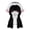 Black, variant on Full Head Plush Anime Cat Head Mask,Kawayi Fursuit Animal Mask,Masquerade Therian Animal Headgear Outfit Accessories