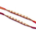 thumbnail image 1 of Set Of 2 Rakhee for Brother Raksha Bandhan Bracelet Unique Design Rakhi Bracelet Multi Design Beads Rakhee for Brother Raksha Bandhan Bracelet Bhaiya, 1 of 2