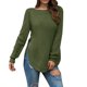 thumbnail image 1 of Gibobby Suéter casual mujer, Suéteres de manga larga para mujer, ligeros, de punto con cuello redondo, suéter(Verde,CH), 1 of 5