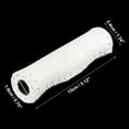 thumbnail image 3 of Pair Universal Faux Leather Retro Handlebar Grips Cover Protector for Mountain Bike Road Bicycle White, 3 of 8