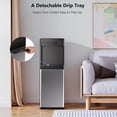 thumbnail image 4 of FREE VILLAGE 4-in-1 Water Dispenser with Ice Maker, Bottom-Loading Water Cooler Hot and Cold, Fits 3 & 5 Gallons, 33 lbs per Day Ice Production, Childproof Lock, for Home Office Kitchen, Black, 4 of 9