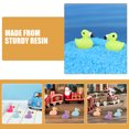 ELAYARD Mini Resin Flamingo Figurines Assorted Colors Tropical Theme ...