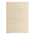 thumbnail image 3 of Unique Loom Chunky Jute Collection Area Rug (8' x 10' Rectangle Ivory), 3 of 7