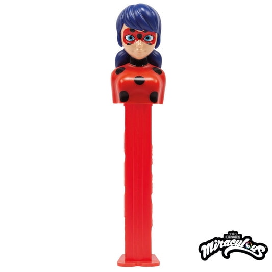 PEZ Candy Miraculous Variety Party Pack, 12 individually wrapped candy dispensers each with 2 candy refills