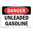 thumbnail image 1 of SignMission OS-DS-D-1014-L-1281 Signe de Danger OSHA - Essence Sans Plomb, 1 of 1