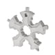 thumbnail image 1 of Eigraketly Llave de copo de nieve de acero inoxidable 17 en 1, herramienta portátil para doméstico en interiores, reparación de actividades, llave Ciclismo Plata Eigraketly OD002494-02B, 1 of 6