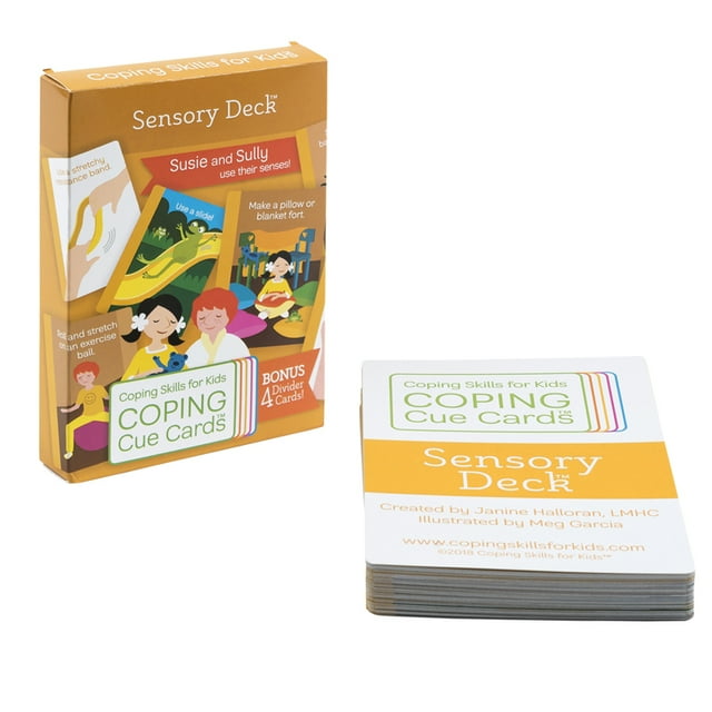 COPING SKILLS FOR KIDS COPING CUE CARDS SENSORY DECK