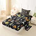 thumbnail image 2 of Erosebridal Cartoon Guitar Tent Mushroom Twin Sheet Sets 3pcs For Kids Boys Girls,Teens Adventure Theme Bedding, 2 of 5
