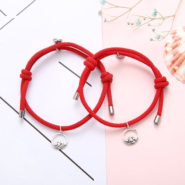Pulseras para mujer, regalos para mujer, pulsera de succión magnética de aleación solemne, regalos para amantes, pulsera para mujer