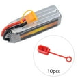 thumbnail image 2 of 10 unids/ XT60 enchufe Protector de polvo enchufe Anti polvo Terminal de goma aislado antipérdida para Lipo , ROJO Yotijar Carcasa protectora de enchufe, 2 of 8