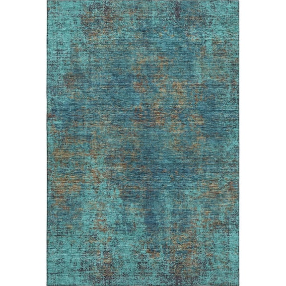 Dalyn Rugs Premium Machine Washable Mayfield AMF940 Teal 3' x 5' Rug