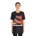 thumbnail image 3 of Red Chuck Taylors Zoomed In Short Sleeve T-Shirt, 3 of 4