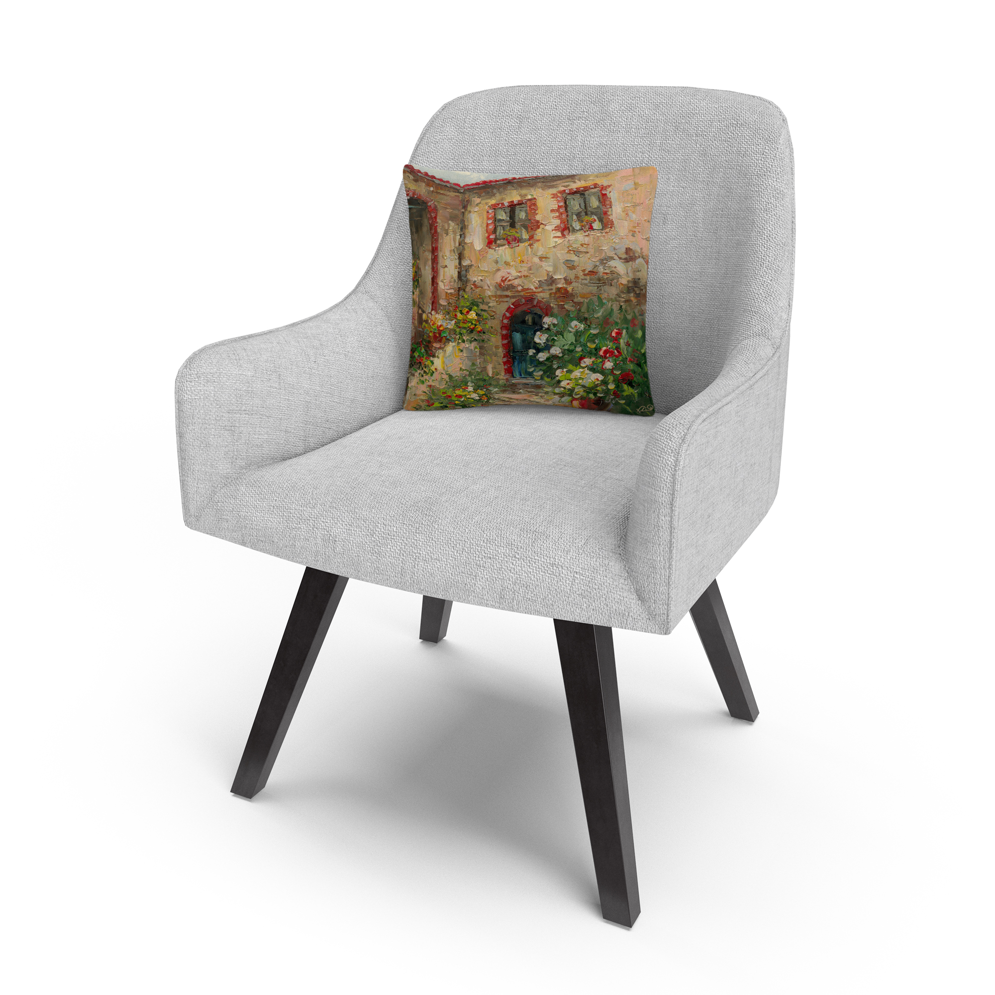 Rio 'Tuscany Courtyard' 16 X 16 Decorative Throw Pillow