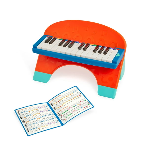 Mini Musician's Piano with Color-Coded Keys and Music, Toddler and Preschool Toys made by Battat