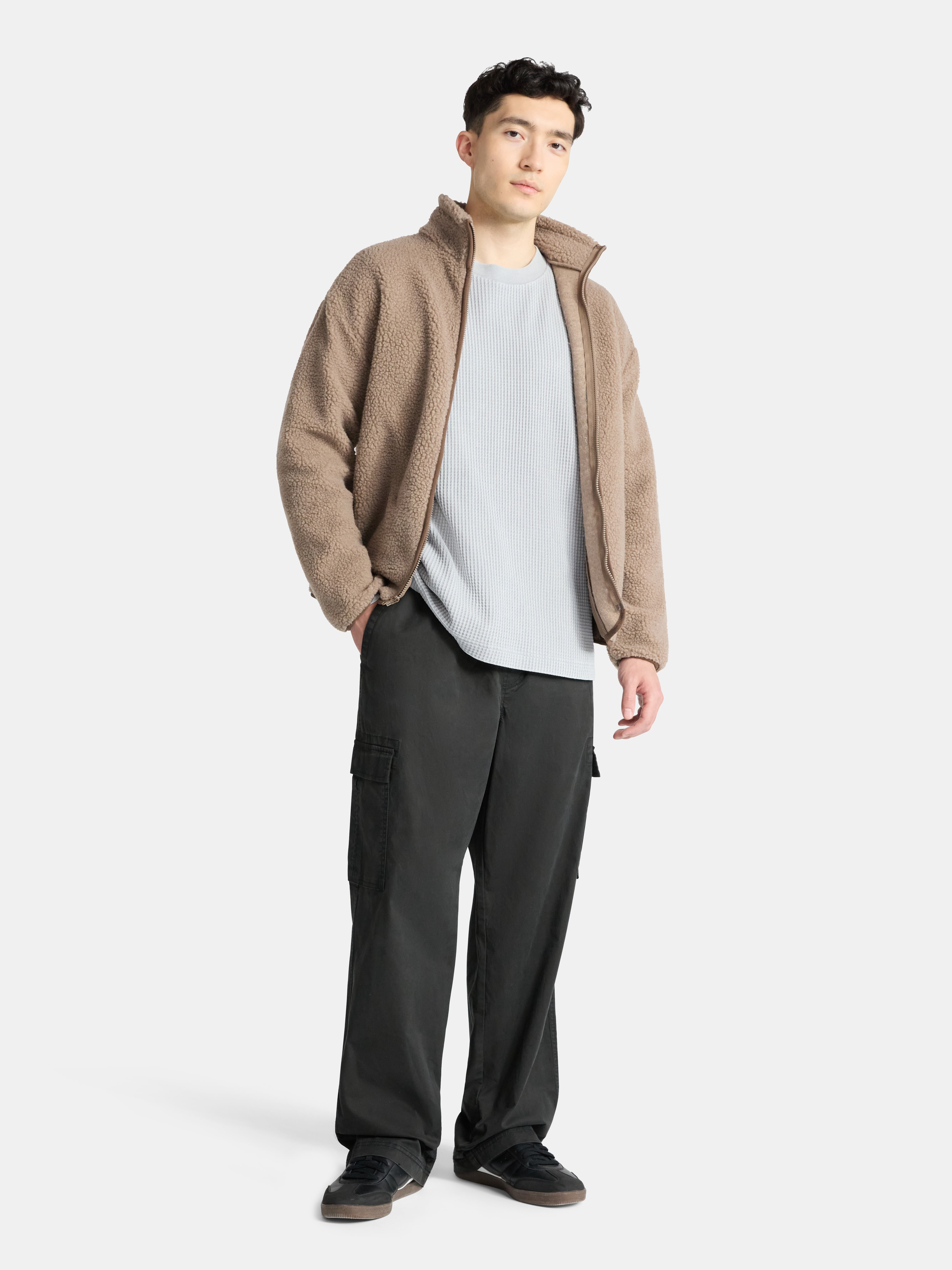 No Boundaries Thermal Tee with Long Sleeves, Men's & Big Men's