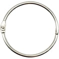 thumbnail image 1 of Ktojoy 2 Inch (15 Pack) Loose Leaf Binder Rings, Nickel Plated Steel Binder Rings,Keychain Key Rings, Metal Book Rings,Silver, For School, Home, Or Office, 1 of 4