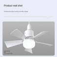 thumbnail image 4 of Socket Fan Light Small Ceiling Fan with Light and Remote, Screw in Ceiling Fan Light for E27 Base, for Bedroom Kitchen, 4 of 7