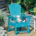thumbnail image 2 of Costway Patio Kids' Adirondack Chair Seat Weather Resistant for Ages 3-8  Turquoise, 2 of 7