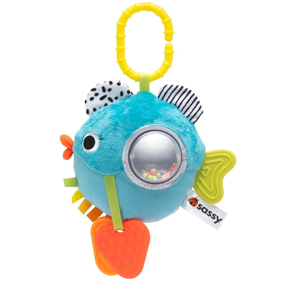 Sassy Bumpy Fish Baby Toy With Easy Grasp Bumps