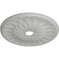 thumbnail image 3 of Ekena Millwork 26 3/4"OD x 3 5/8"ID x 1 3/8"P Elsinore Ceiling Medallion (Fits Canopies up to 3 5/8"), Hand-Painted Frost, 3 of 6