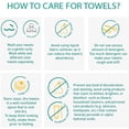 thumbnail image 5 of Bathroom Hand towel, 14X30 in, Microfiber Drying towel, Absorbent Fabric, Post-Wash Surface Drying, Residential Hospitality Use, White, 1 Pc, 5 of 5