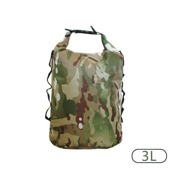 Camouflage Waterproof Dry Bag, Outdoor Floating Waterproof Bag 3L/5L/10L/20L/35L Roll Top Lightweight Dry Storage Bag Backpack for Travel, Swimming, Boating, Kayaking, Camping and Beach