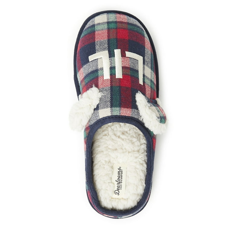 Dearfoams Cozy Comfort Unisx Lil Bear Clog Slippers Walmart