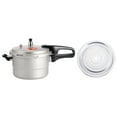 thumbnail image 2 of Pressure Cooker, Explosion-Proof with Steaming Layer Heat-resistant Household Pressure Cooker Cookware, Electric Ceramic Stove Kitchen Home for Gas Stove 20cm,22cm, 2 of 7