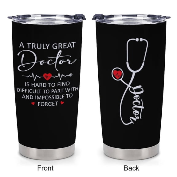 Doctor Gifts for Men - Doctor Appreciation Gift - Doctors Day, Graduation Gifts for Doctors, Physician, Dr - 20oz Insulated Tumbler