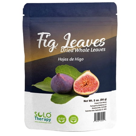 Leaves Tea 2 oz (56 g) Hoja De Higo Te, Stand Up Resealable Bag, Leaf Tea, Dried Whole Leaves