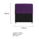 thumbnail image 3 of Cabecera Lady king size - Morado WEIK Lady, 3 of 3