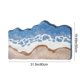 thumbnail image 5 of Alfombra de baño absorbente super caqui, 19x31IN, antideslizante, lavable, respaldo de goma, alfombras para el baño, alfombra para la ducha, alfombra absorbente tejida para el baño, 50*80CM, 5 of 9
