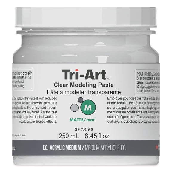 Tri-Art Clear Modeling Paste - 250 ml, Jar