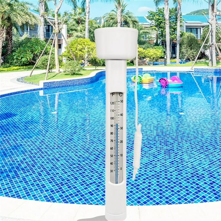 2PCS [Large Floating Pool Thermometer] Water Thermometers, for Outdoor &  Indoor Swimming Pools, Spas, Hot Tubs, Fish Ponds