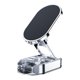 thumbnail image 1 of Soporte de teléfono de automóvil magnético Soporte GPS plegable rotativo para el tablero de plata, 1 of 6